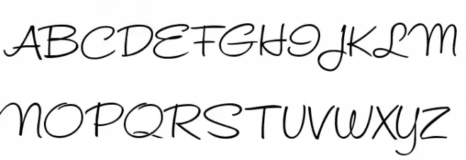 HaloHandletter Schriftart Groß