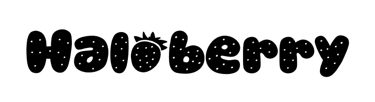 Haloberry  フリーフォントのダウンロード