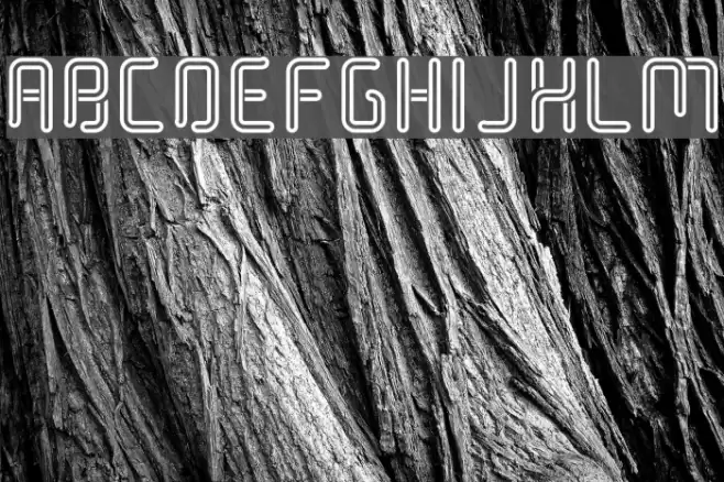 Halogen Gas Lights Font examples