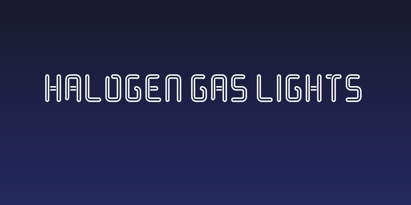Halogen Gas Lights Social Header