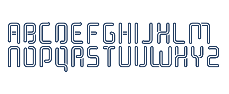 Halogen Gas Lights Lowercase