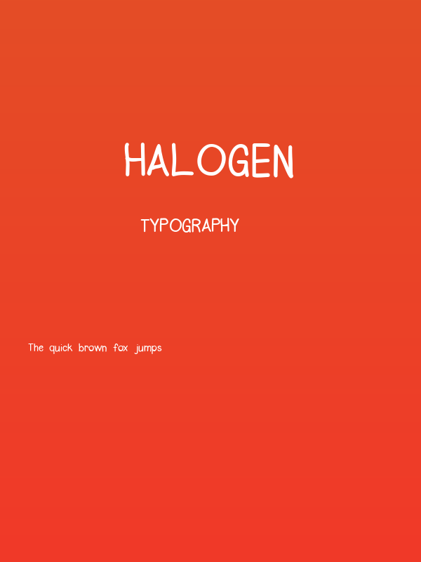 Halogen Poster