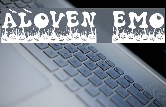 Haloven Demo Font examples