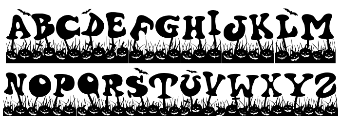 Haloven Demo Font LOWERCASE
