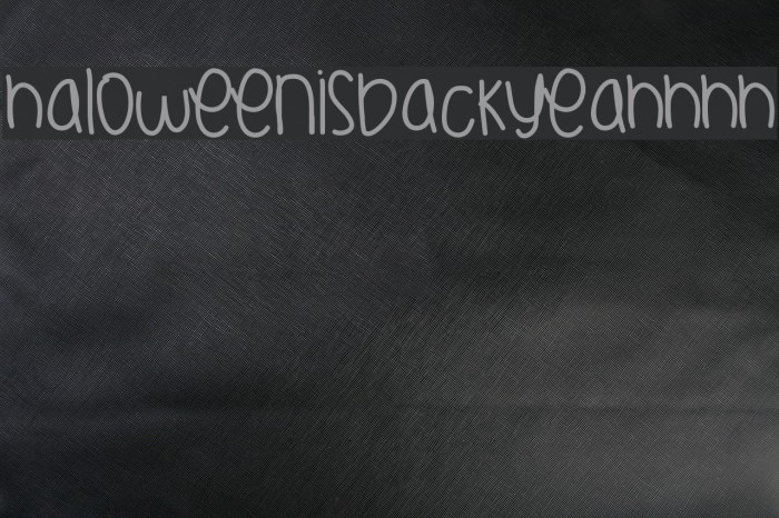 HaloweenIsBackYeahhhh Font examples