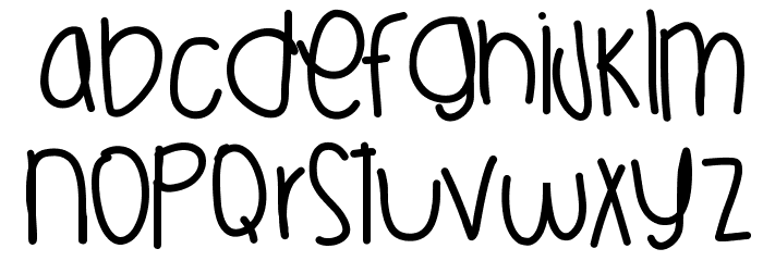 HaloweenIsBackYeahhhh Font LOWERCASE