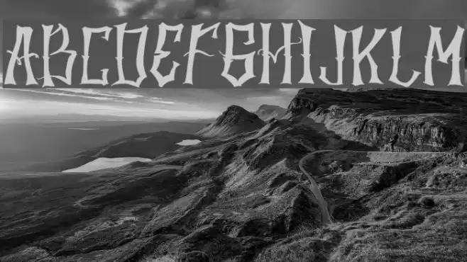 Halowen Font examples