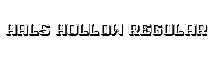 Hals Hollow Regular  Descarca Fonturi Gratis