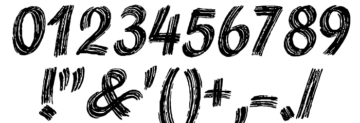 Halt Font Alte caractere