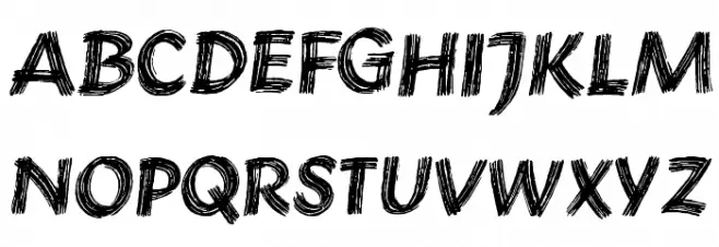 Halt Schriftart Groß