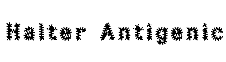 Halter Antigenic Font