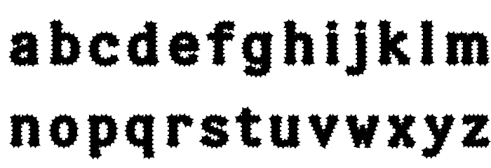 Halter Pinchy Font LOWERCASE