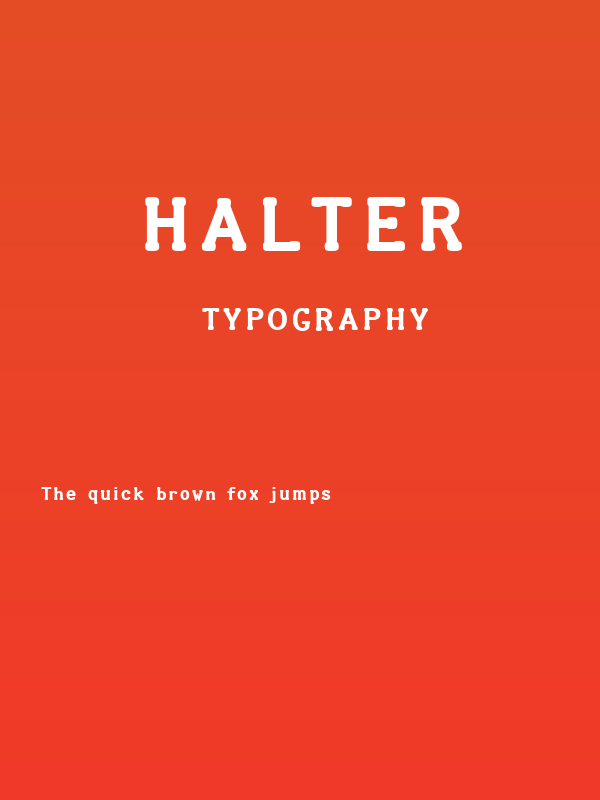 Halter Poster
