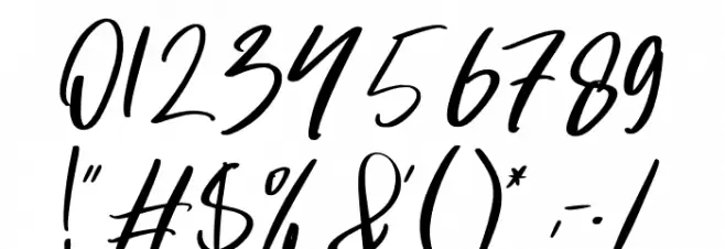 Haltmoon Font OTHER CHARS