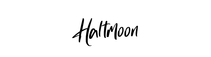 Haltmoon  Fuentes Gratis Descargar