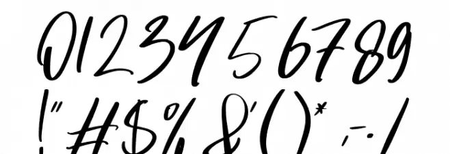 Haltmoon Font OTHER CHARS