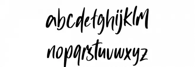 Haltmoon Font LOWERCASE