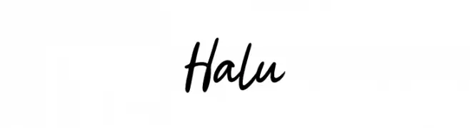Halu  Frei Schriftart Herunterladen