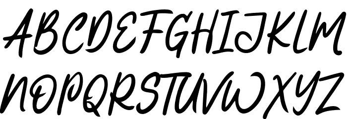 Halu Schriftart Groß