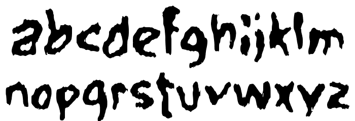 Halua Font LOWERCASE