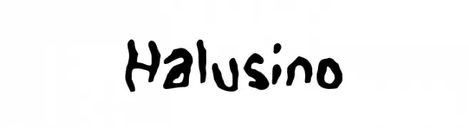 Halusino  नि: शुल्क फ़ॉन्ट्स डाउनलोड