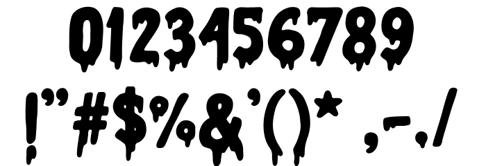 Haluween Font OTHER CHARS