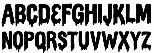 Haluween Schriftart Groß