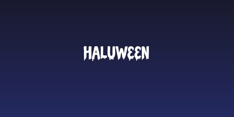Haluween Social Header