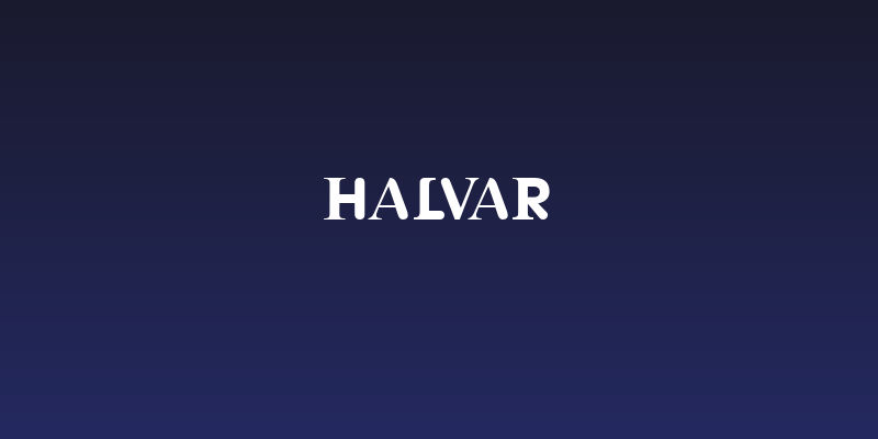 Halvar Social Header