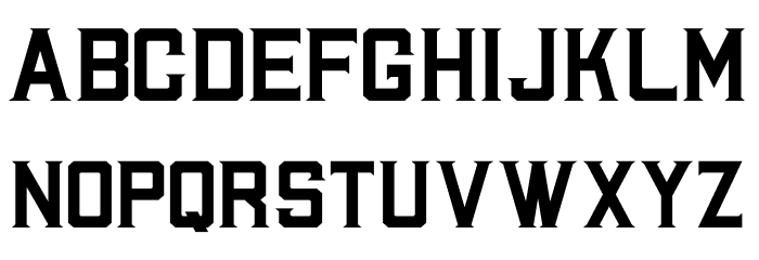 Halvert Solid Personal Use Font LOWERCASE