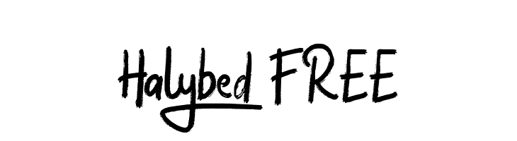 Halybed FREE  Frei Schriftart Herunterladen