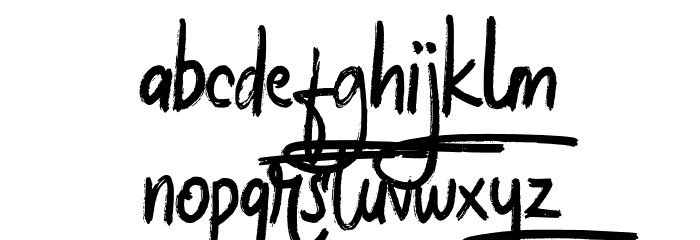 HalybedFREE Font LOWERCASE