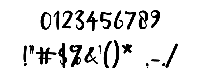 Halymah Font OTHER CHARS