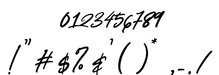 Halymon Regular Font OTHER CHARS