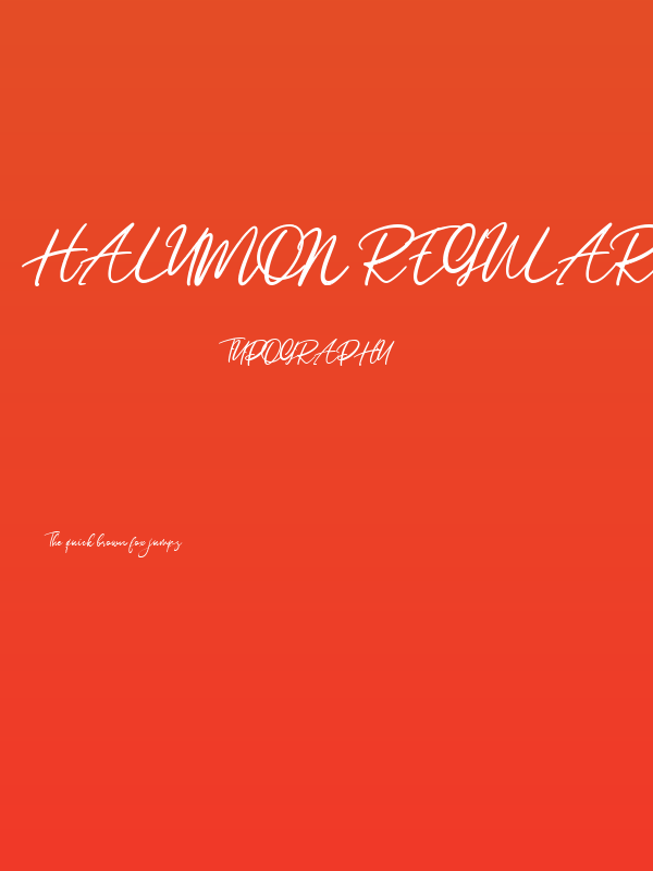 Halymon Regular Poster