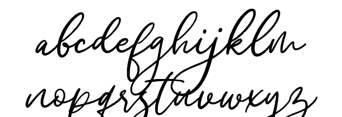 Halymon Regular Font LOWERCASE