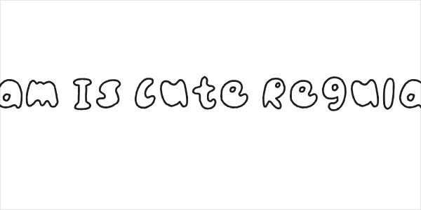 Ham Is Cute Regular Logo