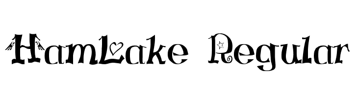 HamLake Regular  baixar fontes gratis