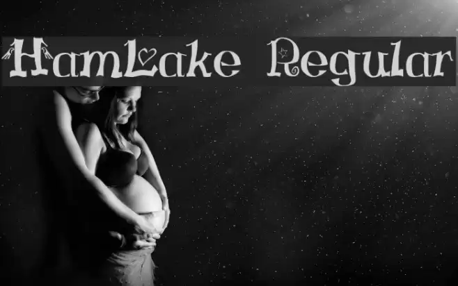 HamLake Regular Шрифта examples