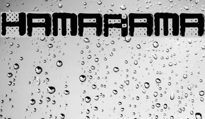 Hamarama Font examples
