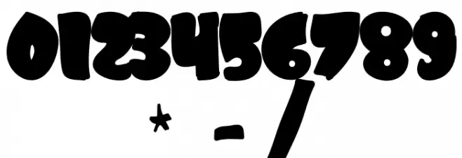 Hamasa フォント その他の文字