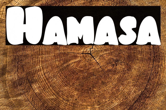 Hamasa Font examples