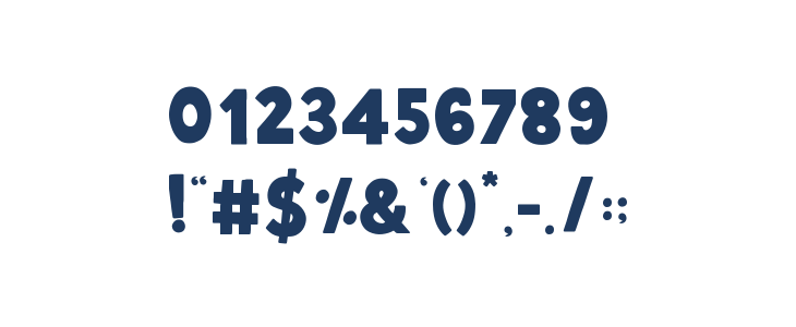 Hamberger Bold Other Characters