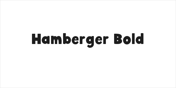 Hamberger Bold Logo