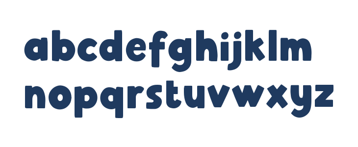 Hamberger Bold Lowercase