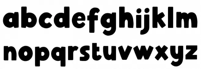 Hamberger Bold Шрифта строчной