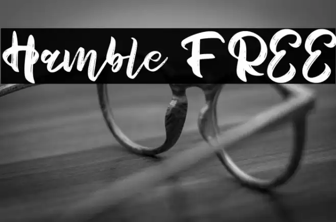 Hamble FREE Font examples