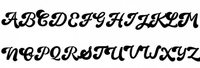 Hamble Regular Demo 字体 大写
