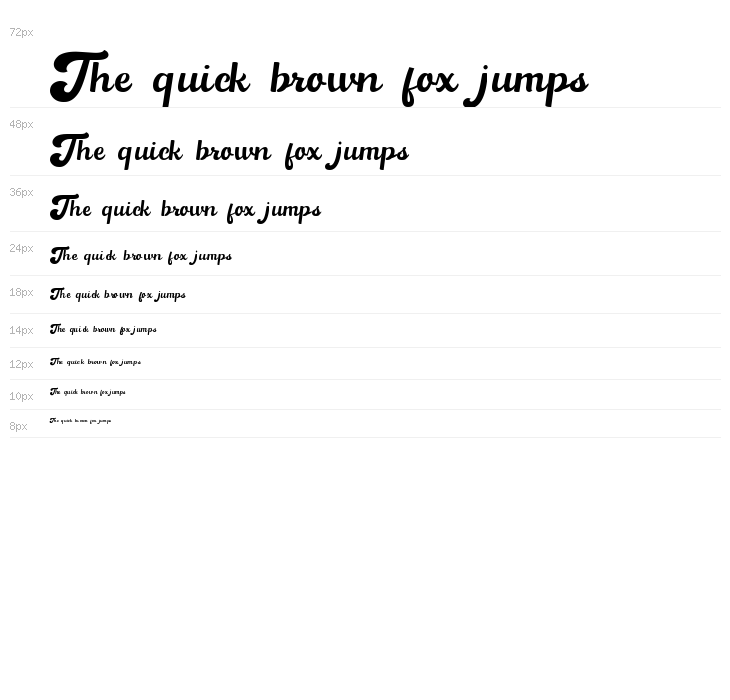 Hamble Regular Demo Waterfall