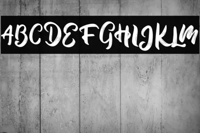 HambleFREE Font examples